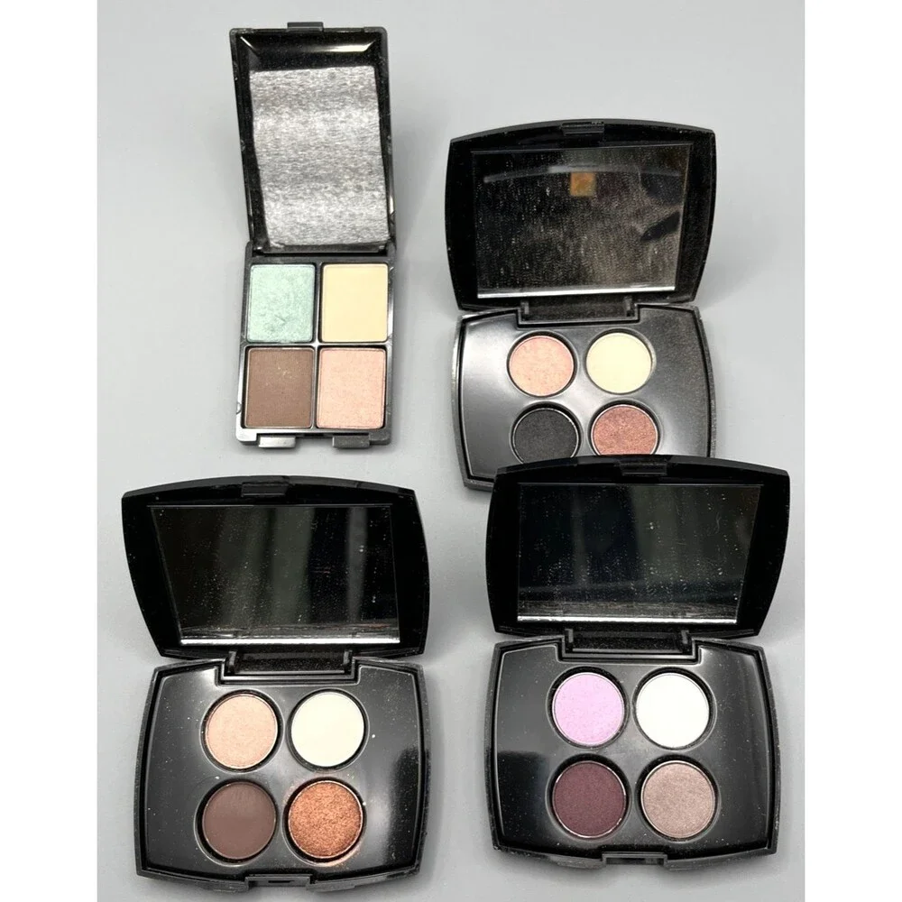 Lot of 4 Lancome Eye Shadow Travel Size Sets Sensational Effects & Maquiriche